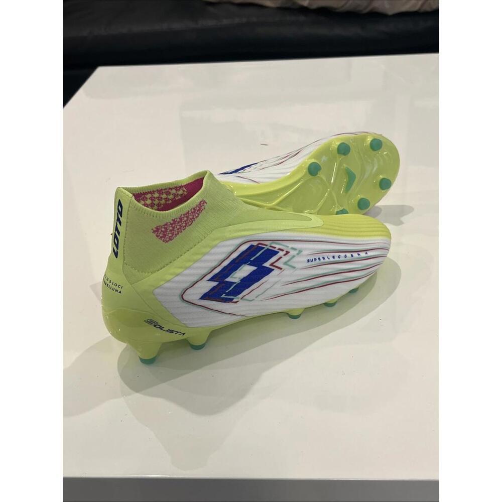 $210 Lotto Solista 100 Gravity VIII FG Soccer Cleats Unisex -Men's size 10.5 - Picture 10 of 13